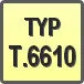 Piktogram - Typ: T.6610